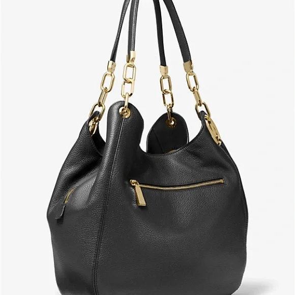 Michael Kors Black Leather Women's Bag - Picture 5 of 6